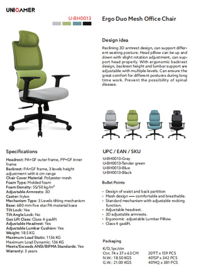 Computer Task High Back Chair Executive Swivel Chair Office Chair Ergonomic Home Office Desk Mesh Chair